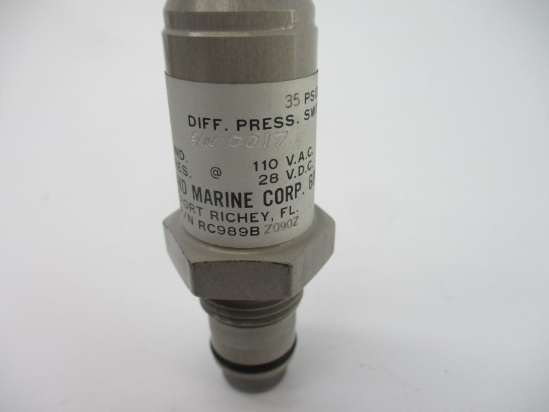 PALL RC989BZ090Z 110VAC 3A 35PSI NSNP