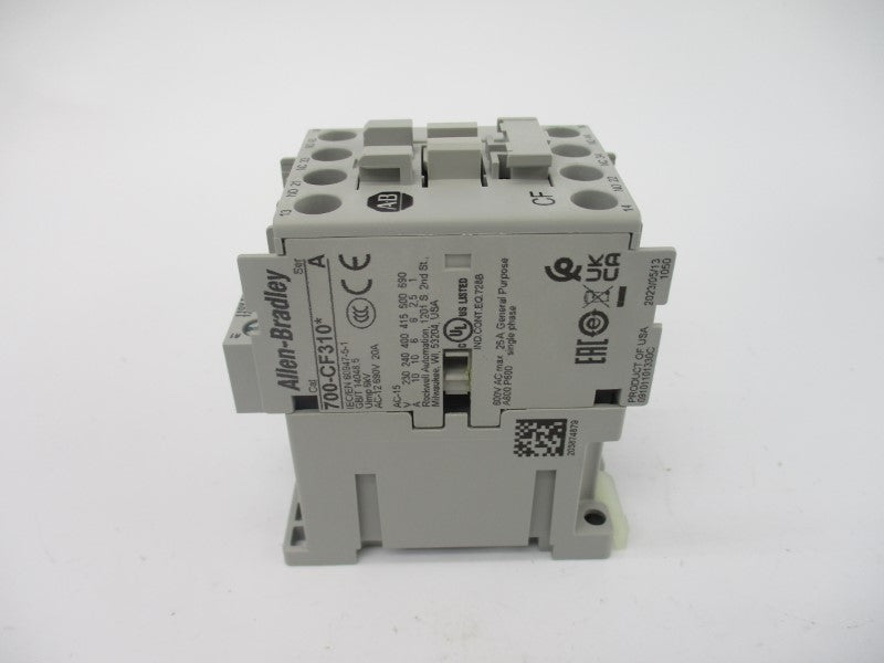 ALLEN BRADLEY 700-CF310D SER. A 110/120V 20A (WH) NSMP