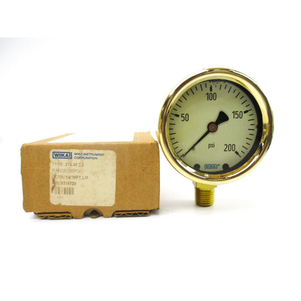 WIKA 9310720 200PSI 2.5" NSMP