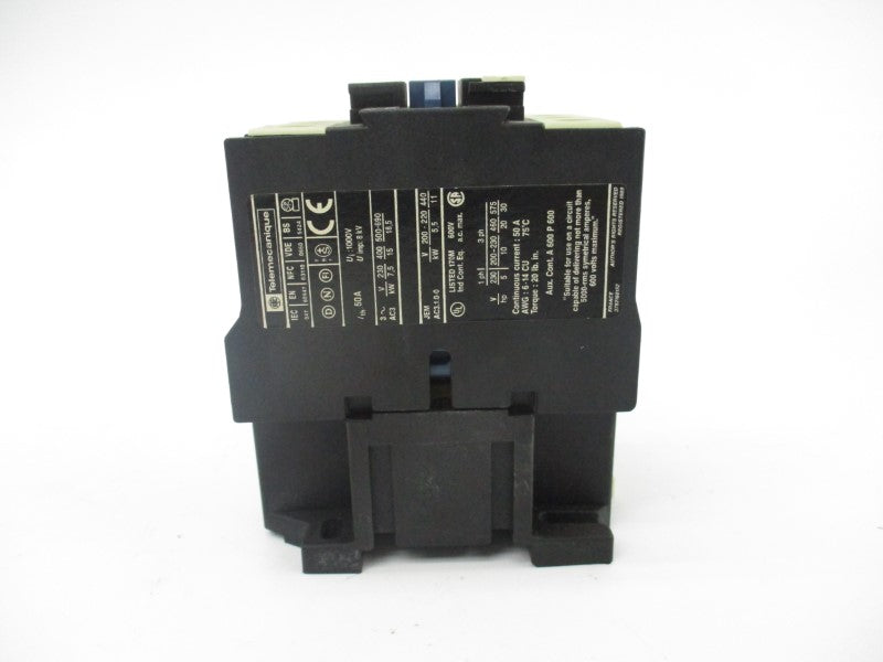 TELEMECANIQUE LC1D3210F7 110V 50A NSNP