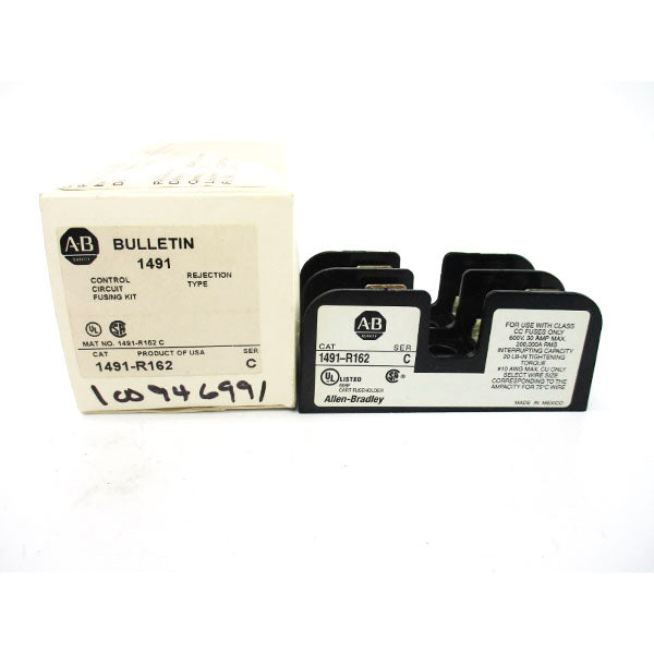 ALLEN BRADLEY 1491-R162 SER. C 600V 30A (WH) NSMP