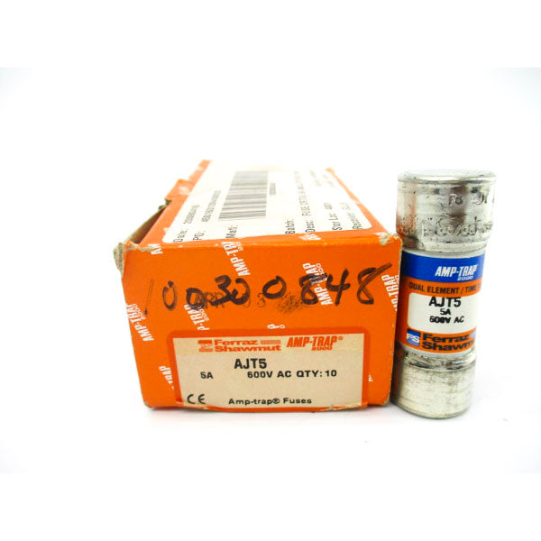 FERRAZ SHAWMUT AJT5 600VAC 5A (PKG OF 10) NSMP