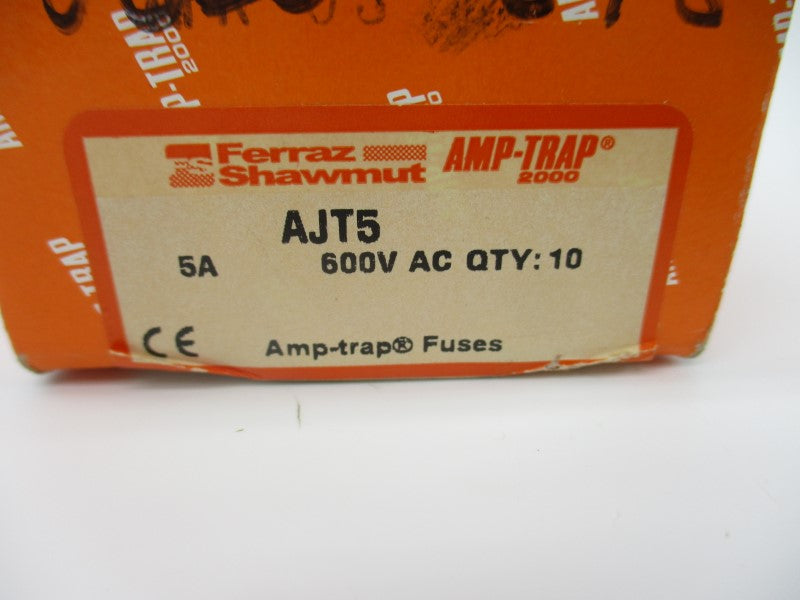 FERRAZ SHAWMUT AJT5 600VAC 5A (PKG OF 10) NSMP