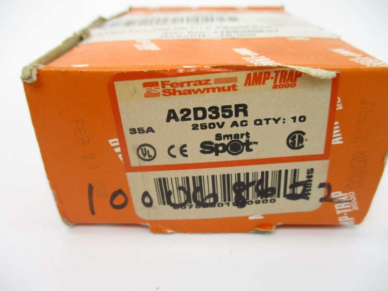 FERRAZ SHAWMUT A2D35R 250VAC 35A (PKG OF 10) NSMP