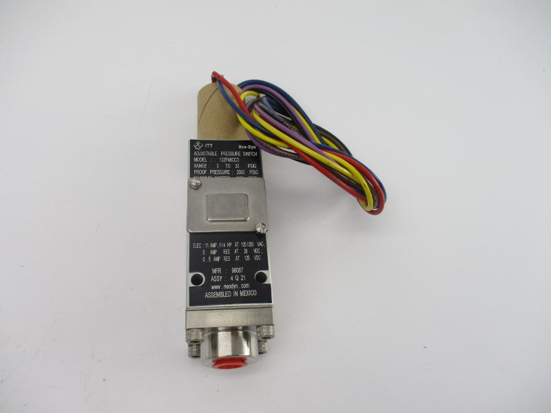 ITT 132P48CC3 125/250VAC 11A 3-30PSI NSMP