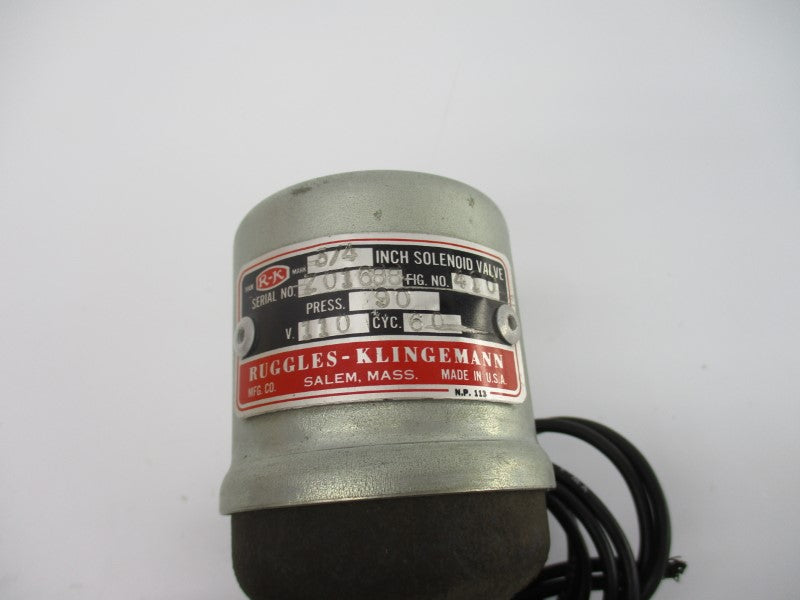 RUGGLES KLINGEMANN 410 110V 3/4" UNMP