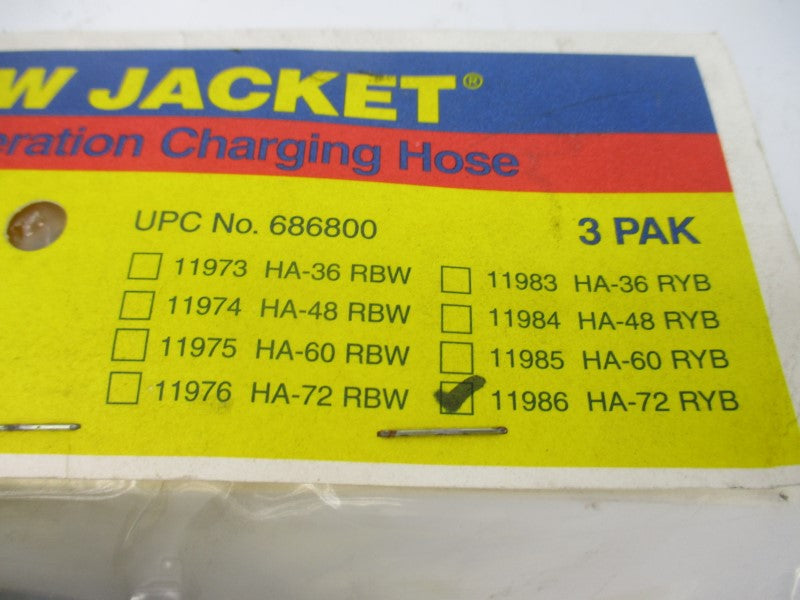 RITCHIE ENGINEERING 11986 HA-72RYB (PKG OF 3) NSMP