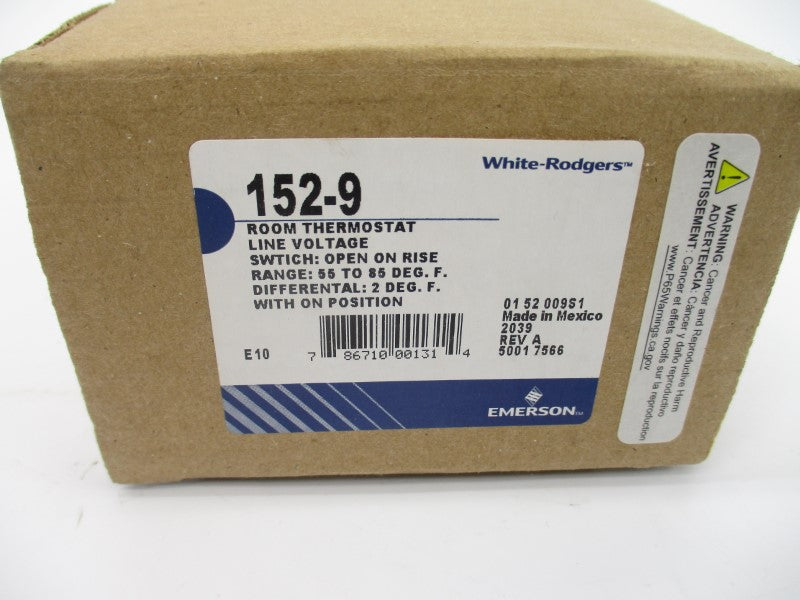 EMERSON 152-9 277V 18A 55-85'F REV. A NSMP