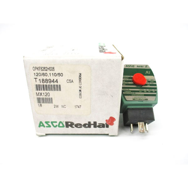 ASCO OPKF8262H006 110/120V 120-185PSI 1/8" NSMP