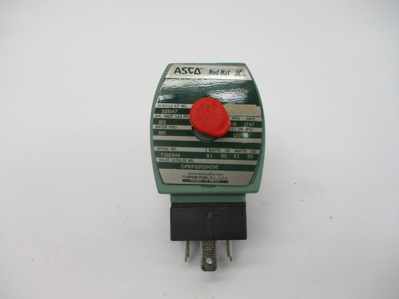 ASCO OPKF8262H006 110/120V 120-185PSI 1/8" NSMP