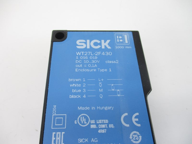 SICK WT27L-2F430 1016019 10-30VDC NSMP
