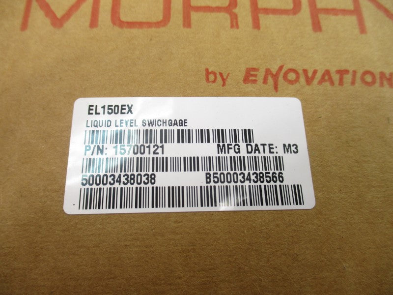 MURPHY EL150EX 15700121 125/250VAC 10A 25PSI REV. N NSMP