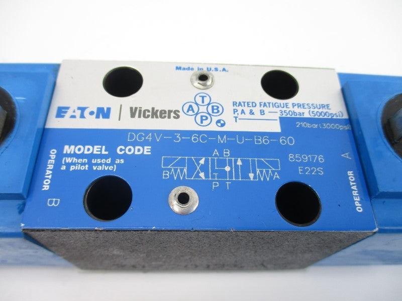 VICKERS DG4V36CMUB660 859176 110/120V 5000PSI (AS PICTURED) NSNP
