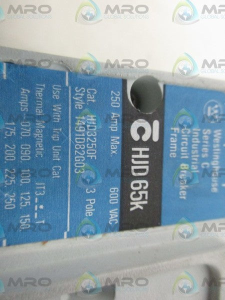 WESTINGHOUSE HJD3250A02 NSMP