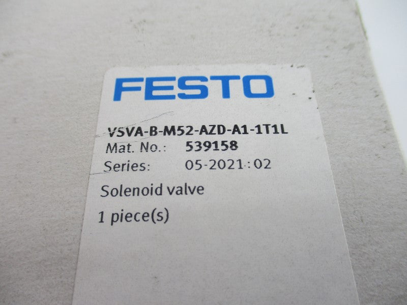FESTO VSVA-B-M52-AZD-A1-1T1L 539158 24VDC 145PSI NSMP