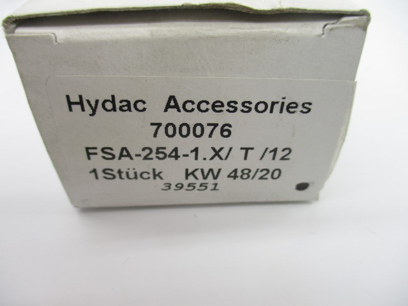 HYDAC FSA-254-1.X/T/12 700076 20-180'F NSMP