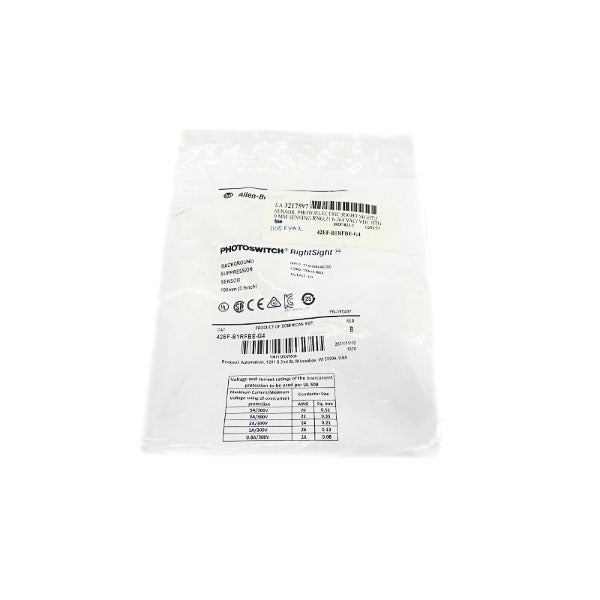 ALLEN BRADLEY 42EF-B1RFBE-G4 SER. B 21.6-264VAC/DC NSMP