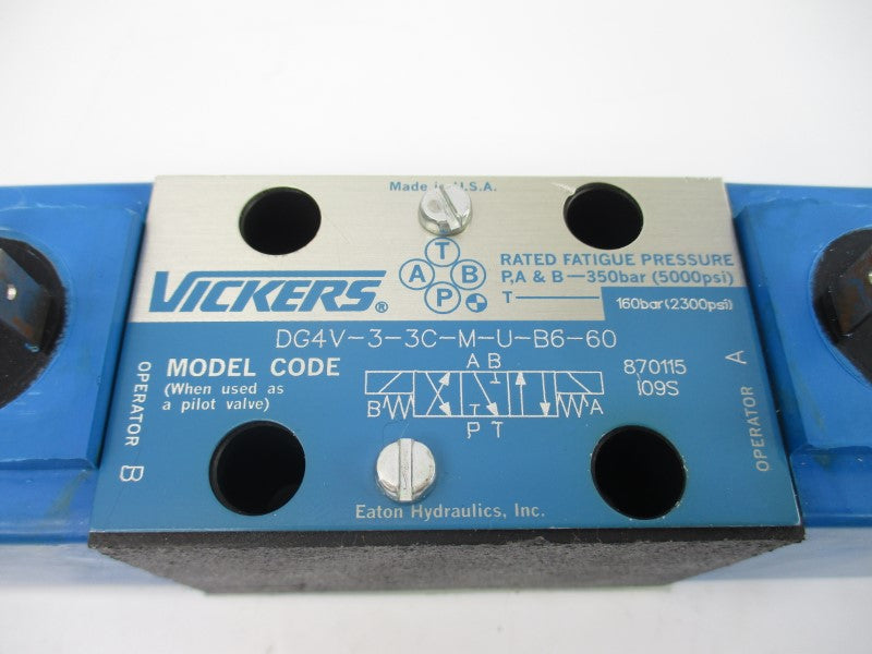 VICKERS DG4V33CMUB660 870115 110/120V 5000PSI NSNP