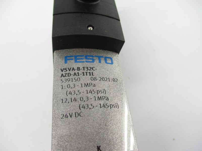 FESTO VSVA-B-T32C-AZD-A1-1T1L 539150 24VDC 43.5-145PSI NSNP