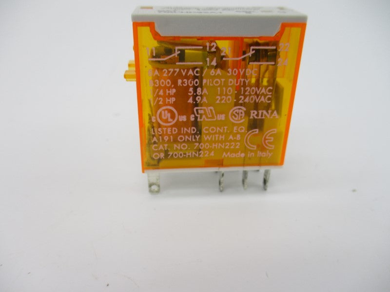 ALLEN BRADLEY 700-HK32A1 SER. B 120VAC 8A UNMP