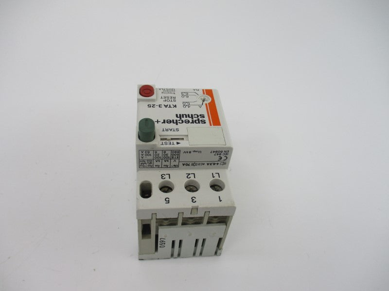 SPRECHER+SCHUH KTA3-25-6.3 600V 4.0-6.3A NSNP