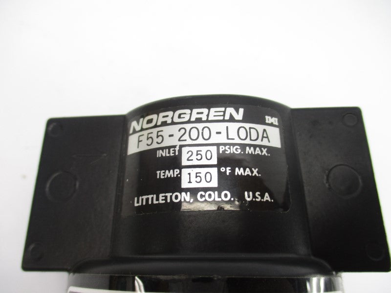 NORGREN F55-200-L0DA 250PSI NSNP