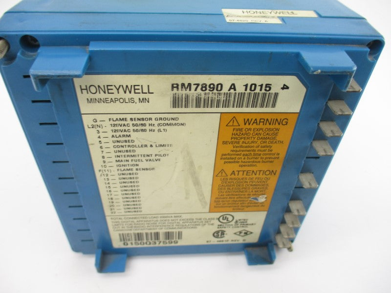 HONEYWELL RM7890A1015 120VAC (AS PICTURED1) UNMP