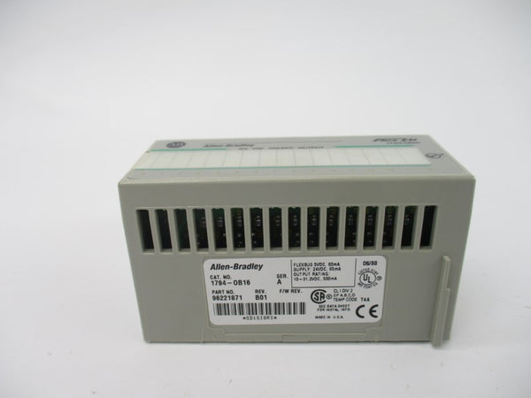 ALLEN BRADLEY 1794-OB16 SER. A 10-31.2VDC REV. B01 NSMP