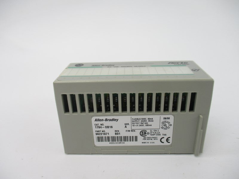 ALLEN BRADLEY 1794-OB16 SER. A 10-31.2VDC REV. B01 NSMP