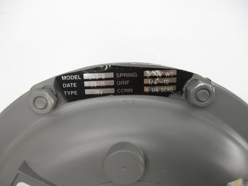 SENSUS 243-8 TYPE IRV 6"-14"WC 1-1/4" NSNP