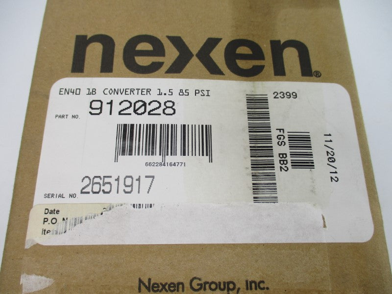 NEXEN 912028 1.5-85PSI NSFS