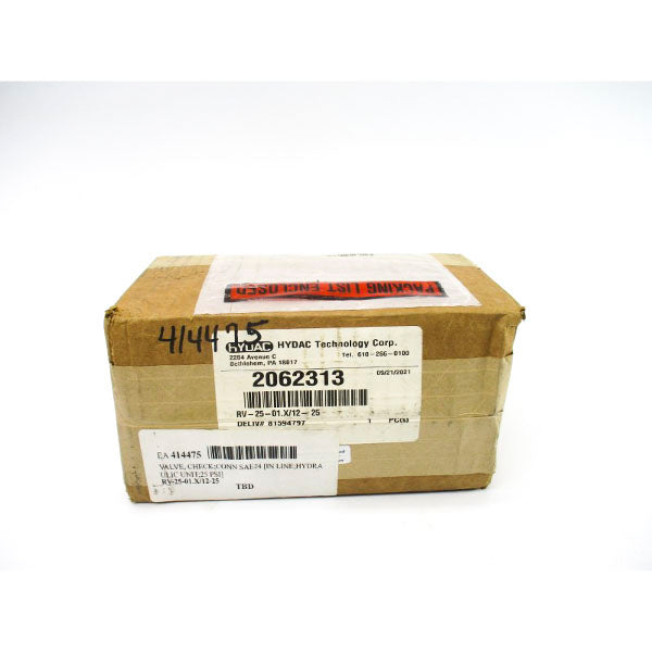 HYDAC 2062313 RV-25-01.X/12-25 NSFS