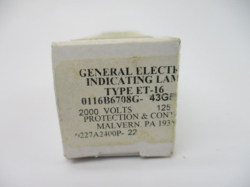 GENERAL ELECTRIC 0116B6708G-43G53G4 2000V NSMP