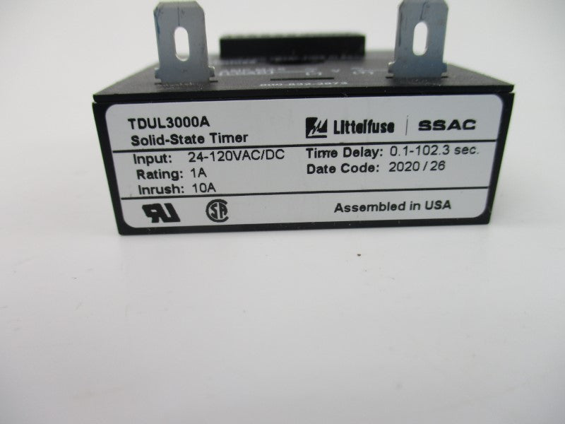 LITTELFUSE TDUL3000A 24-120VAC/DC 10A 0.1-102.3S UNMP