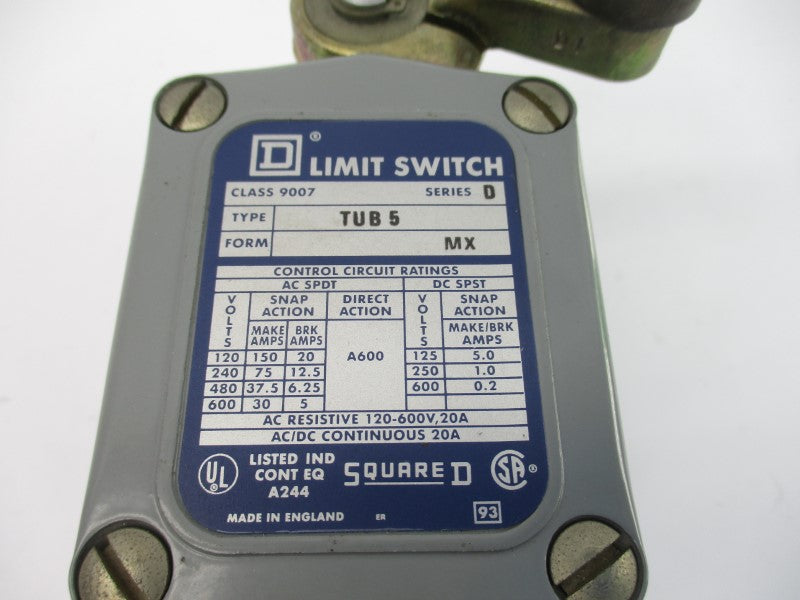 SQUARE D 9007TUB5 SER. D 600V 30A (AS PICTURED) NSNP