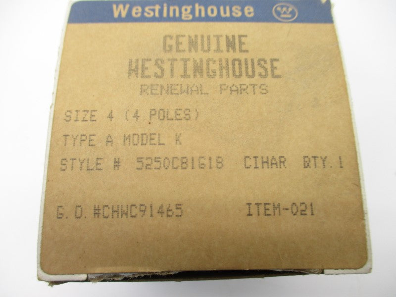 WESTINGHOUSE 5250CB1G18 NSMP