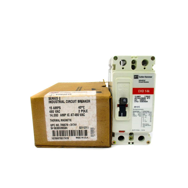 CUTLER HAMMER EHD2015 SER. C 480VAC 15A NSMP