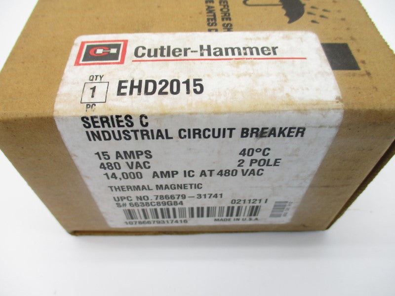 CUTLER HAMMER EHD2015 SER. C 480VAC 15A NSMP