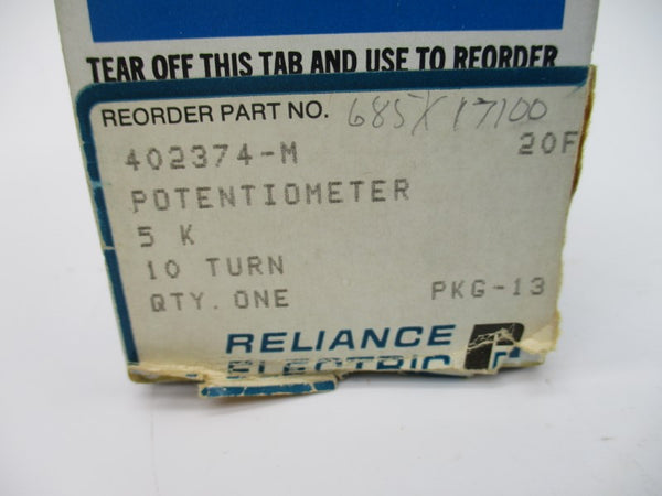 RELIANCE ELECTRIC 402374-M NSMP