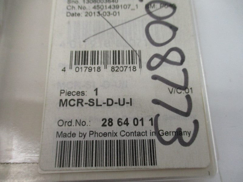 PHOENIX CONTACT MCR-SL-D-U-I 2864011 10-30VDC NSMP