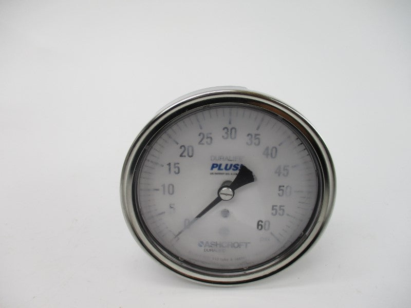 ASHCROFT 35-1009-SW-02B-60#-XLLUC 0-60PSI 3-1/2" NSMP