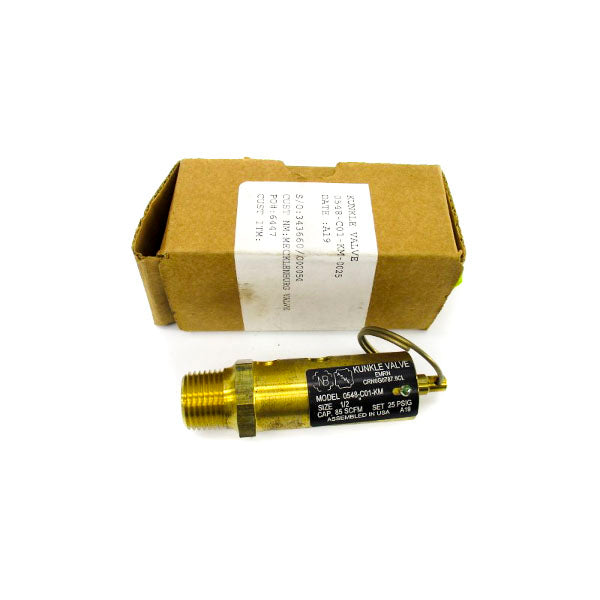 KUNKLE VALVE 0548-C01-KM0025 25PSI 1/2" NSMP