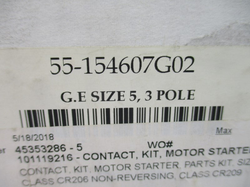 GENERAL ELECTRIC 55-154607G02 NSMP