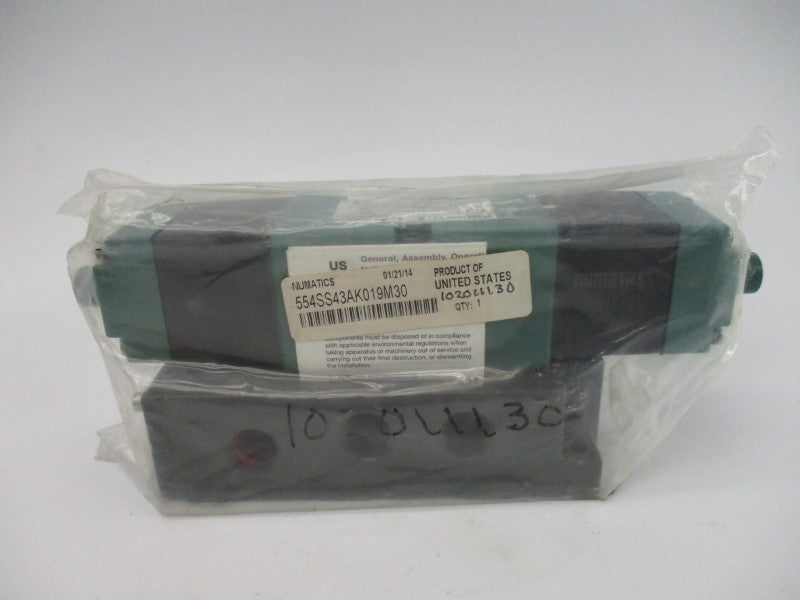 NUMATICS 554SS43AK019M30 110-120V .30A 150SPSI NSMP