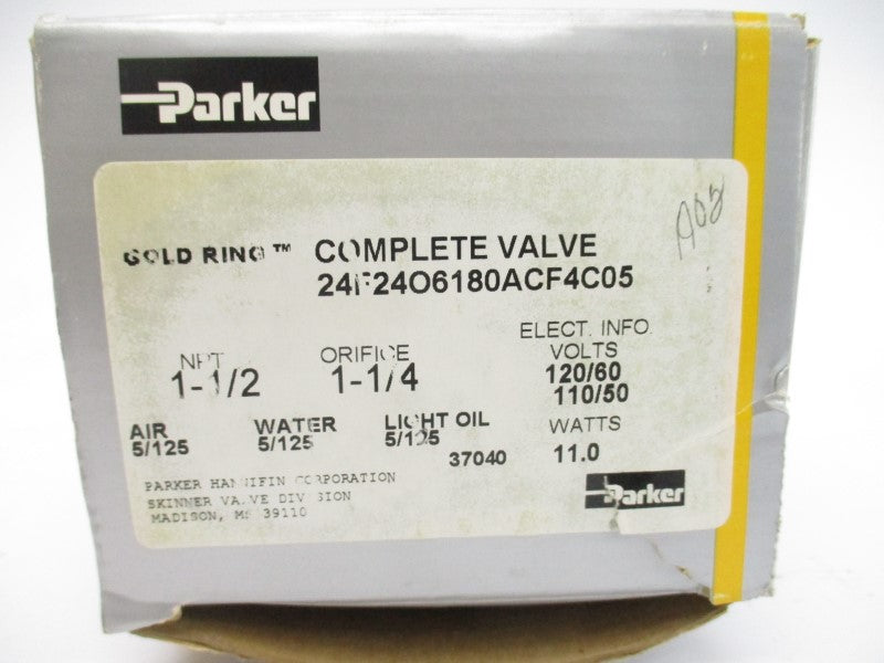 PARKER 24F24O6180ACF4C05 110/120V 5/125PSI 1-1/2" NSMP
