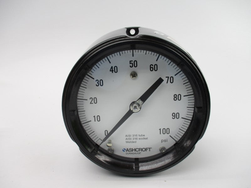 ASHCROFT 45-1279-SS-04B-100#  0-100PSI 4-1/2" NSMP