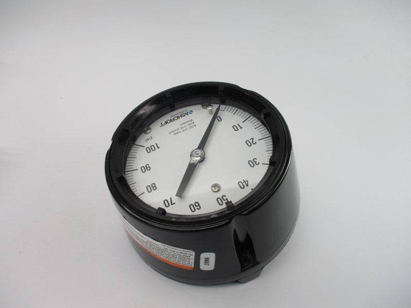 ASHCROFT 45-1279-SS-04B-100#  0-100PSI 4-1/2" NSMP