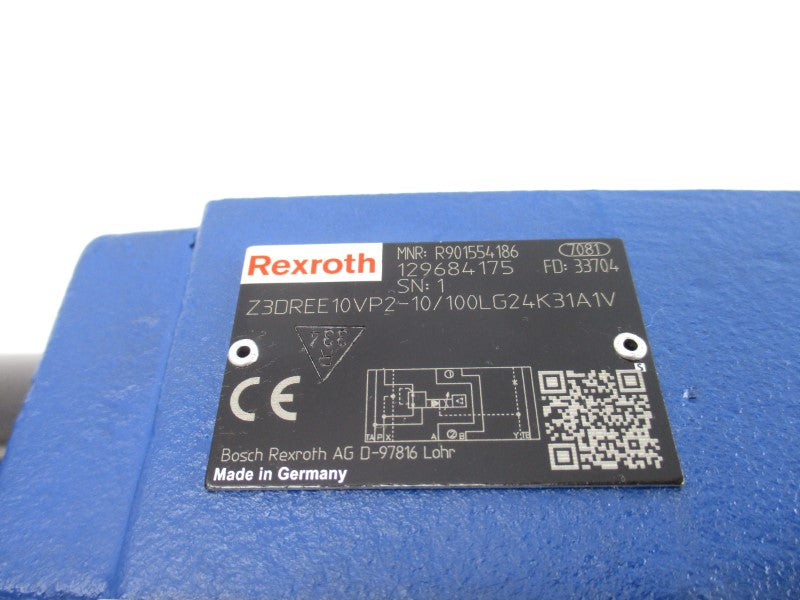 REXROTH Z3DREE10VP2-10/100LG24K31A1V R901554186 24VDC NSNP