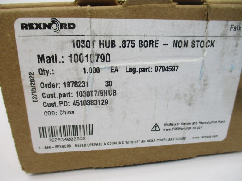 REXNORD 10010790 0704597 NSMP