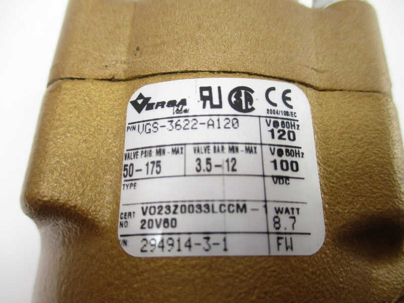 VERSA VGS-3622-A120 100/120V 50-175PSI NSNP